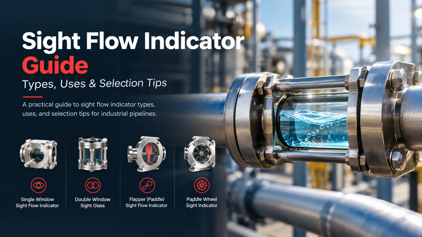 Sight Flow Indicator Guide: Types, Uses & Selection Tips